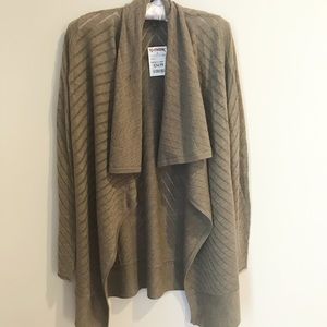 Tahari Sweater Taupe Size S